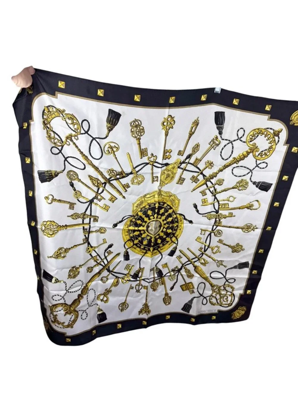 Hermes Silk Scarf Les Cles